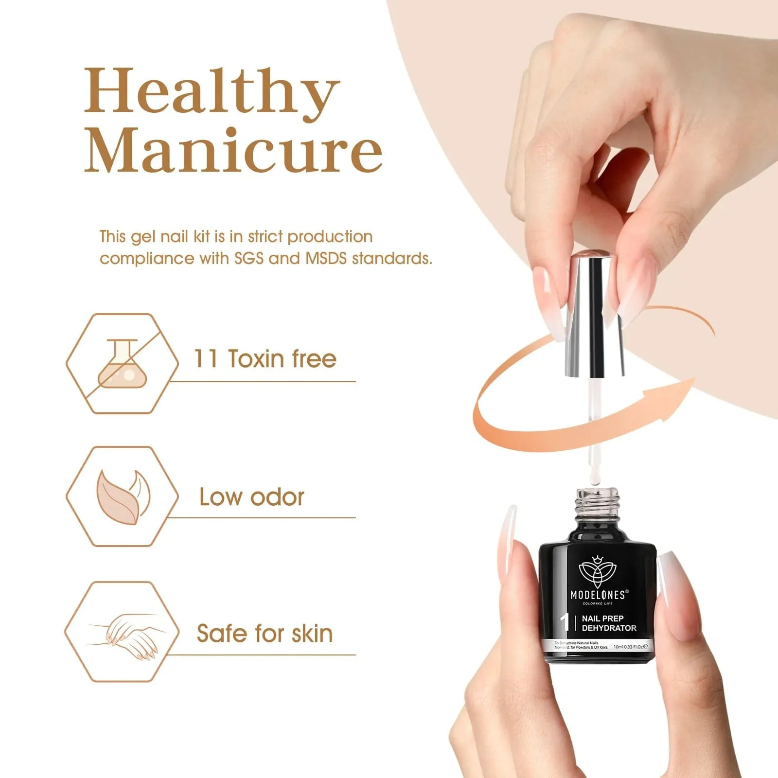 4-In-1 Multi-Functional Nail Glue Gel Nail Extension Enhancement Set 10ml - Image 8