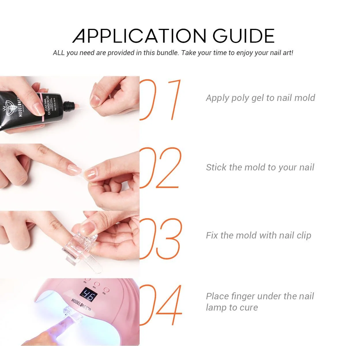 5 Pcs Nail Tips Clip For Quick Building Poly Gel - Image 4