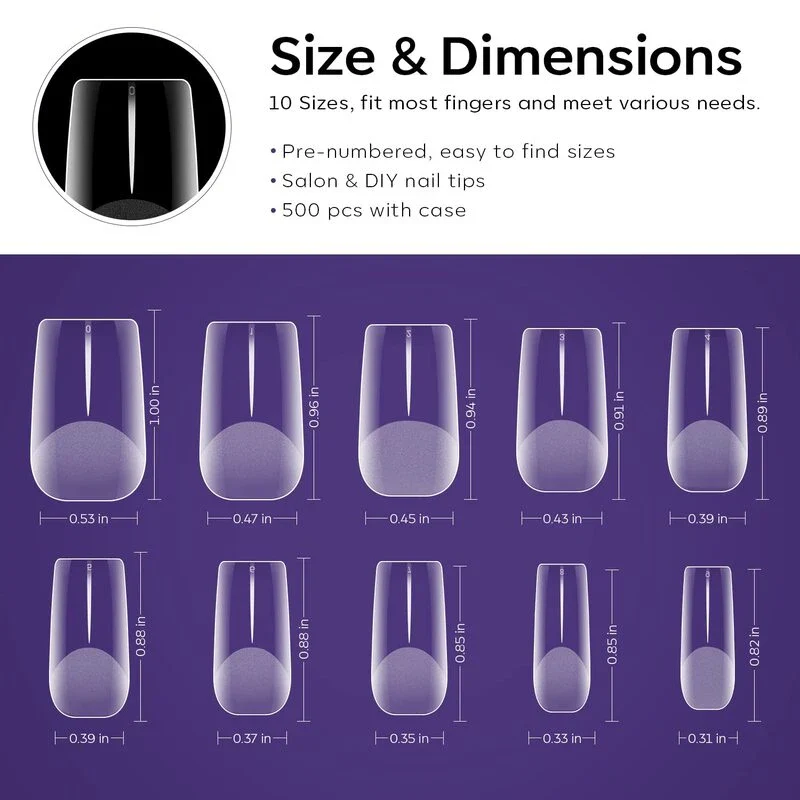 Full Cover Nail Tips - Image 25