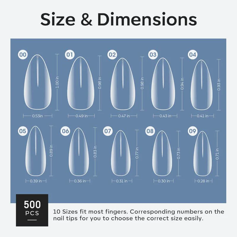 Full Cover Nail Tips - Image 34