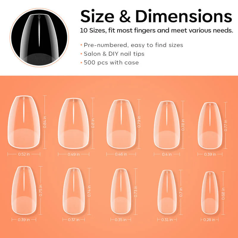 Full Cover Nail Tips - Image 42