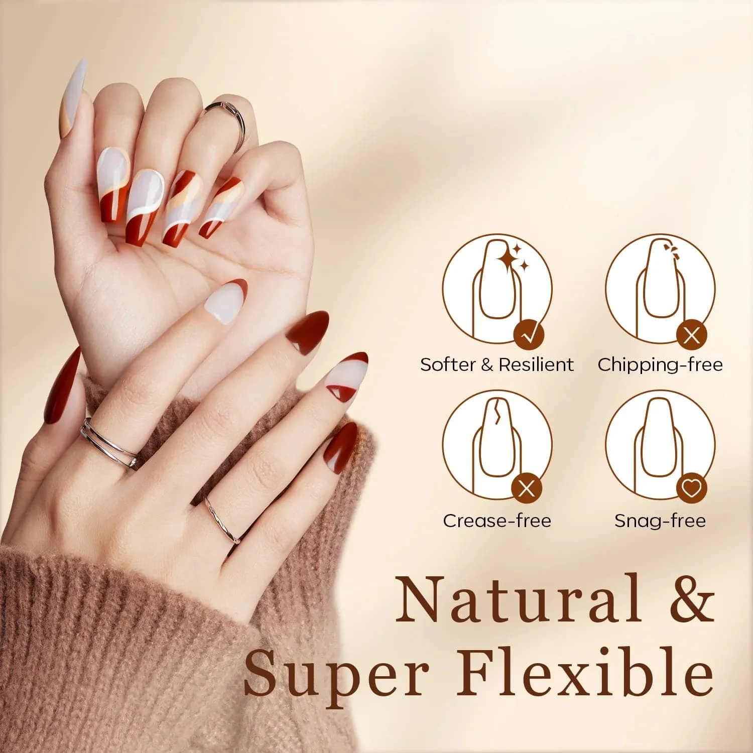 Full Cover Nail Tips - Image 56