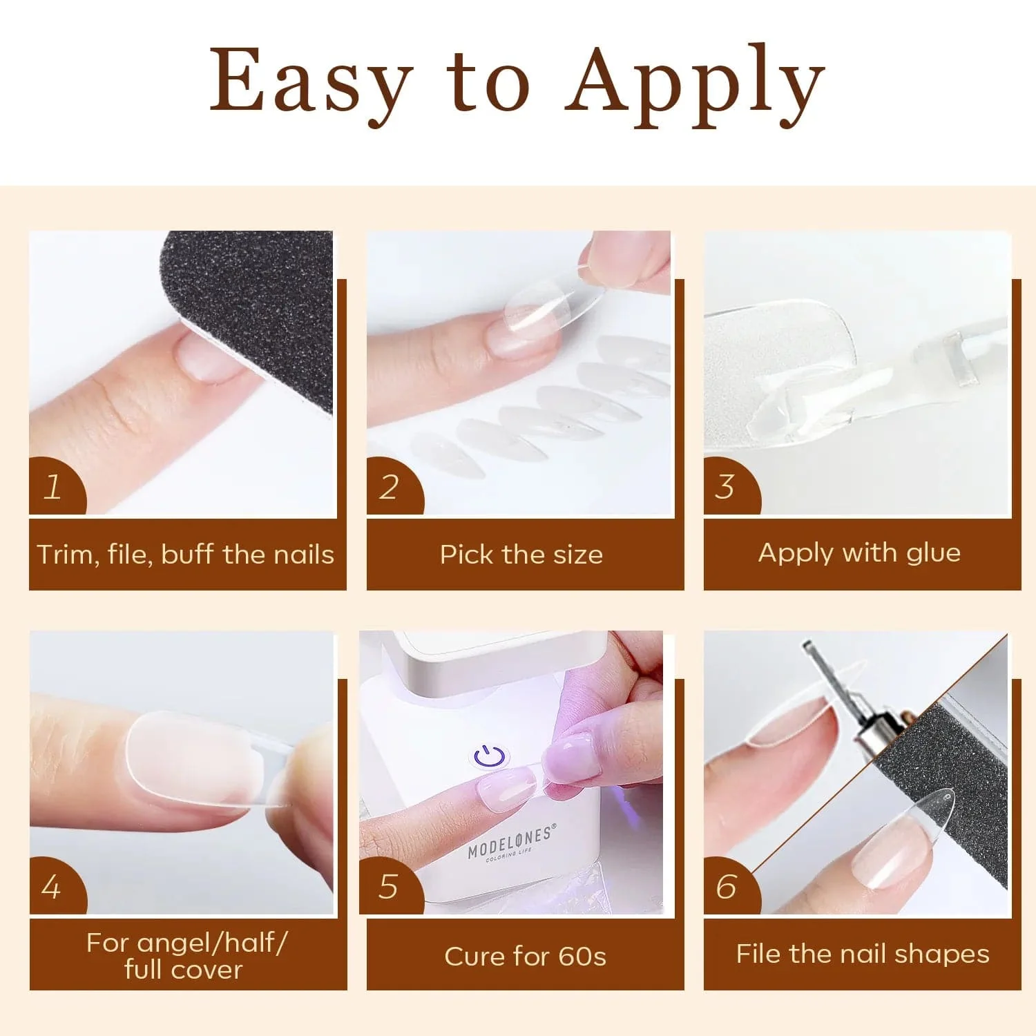 Full Cover Nail Tips - Image 9