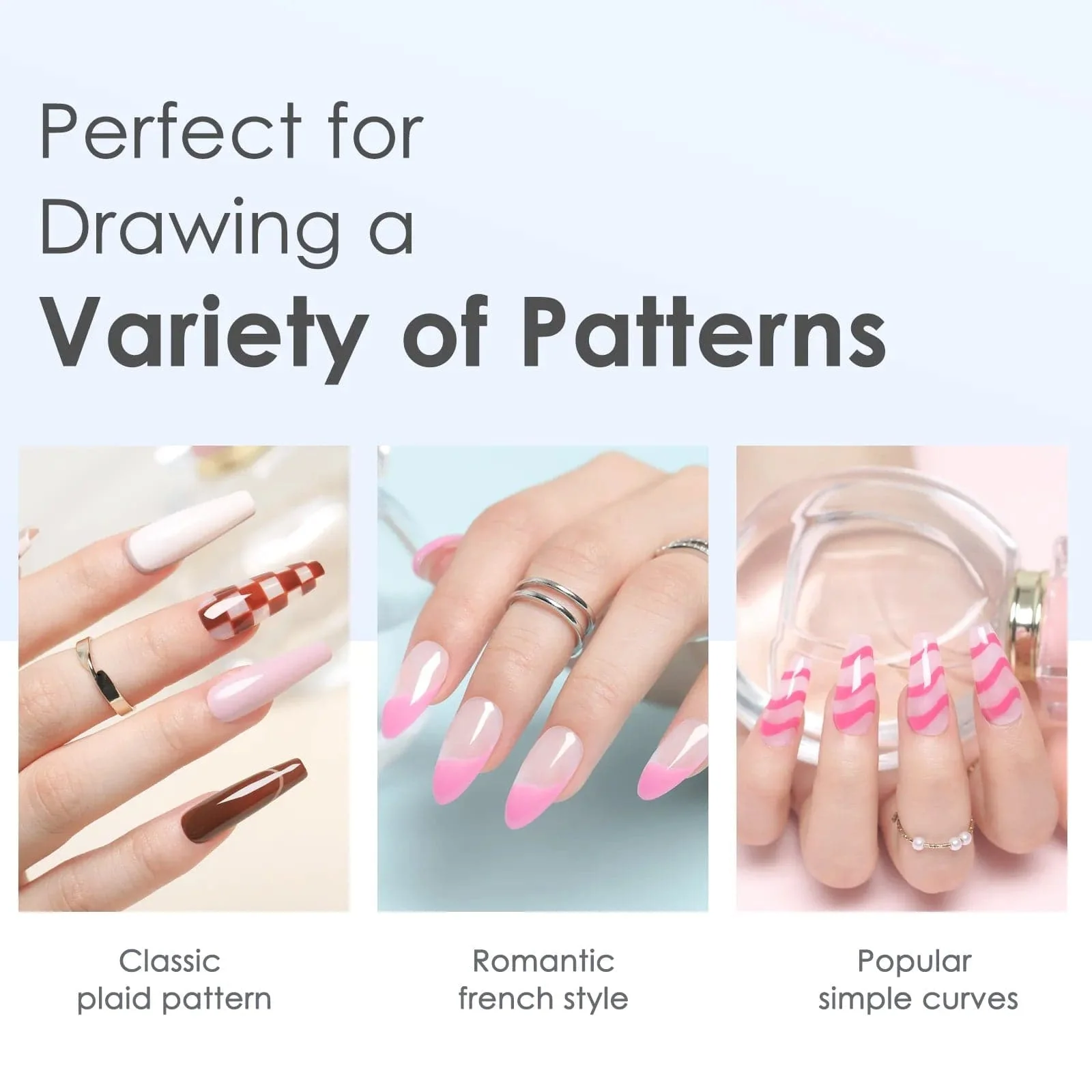 5Pcs Pure Nail Art Liner Brushes Set - Image 8