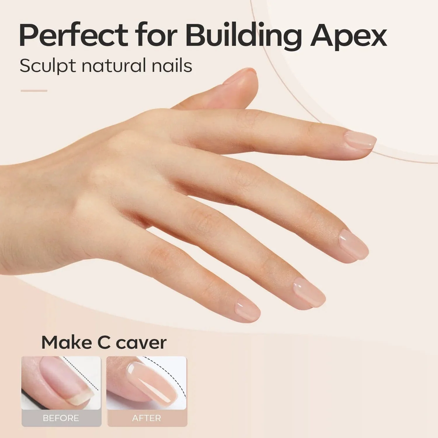 Nude Brown Builder Gel 15ml - Image 4