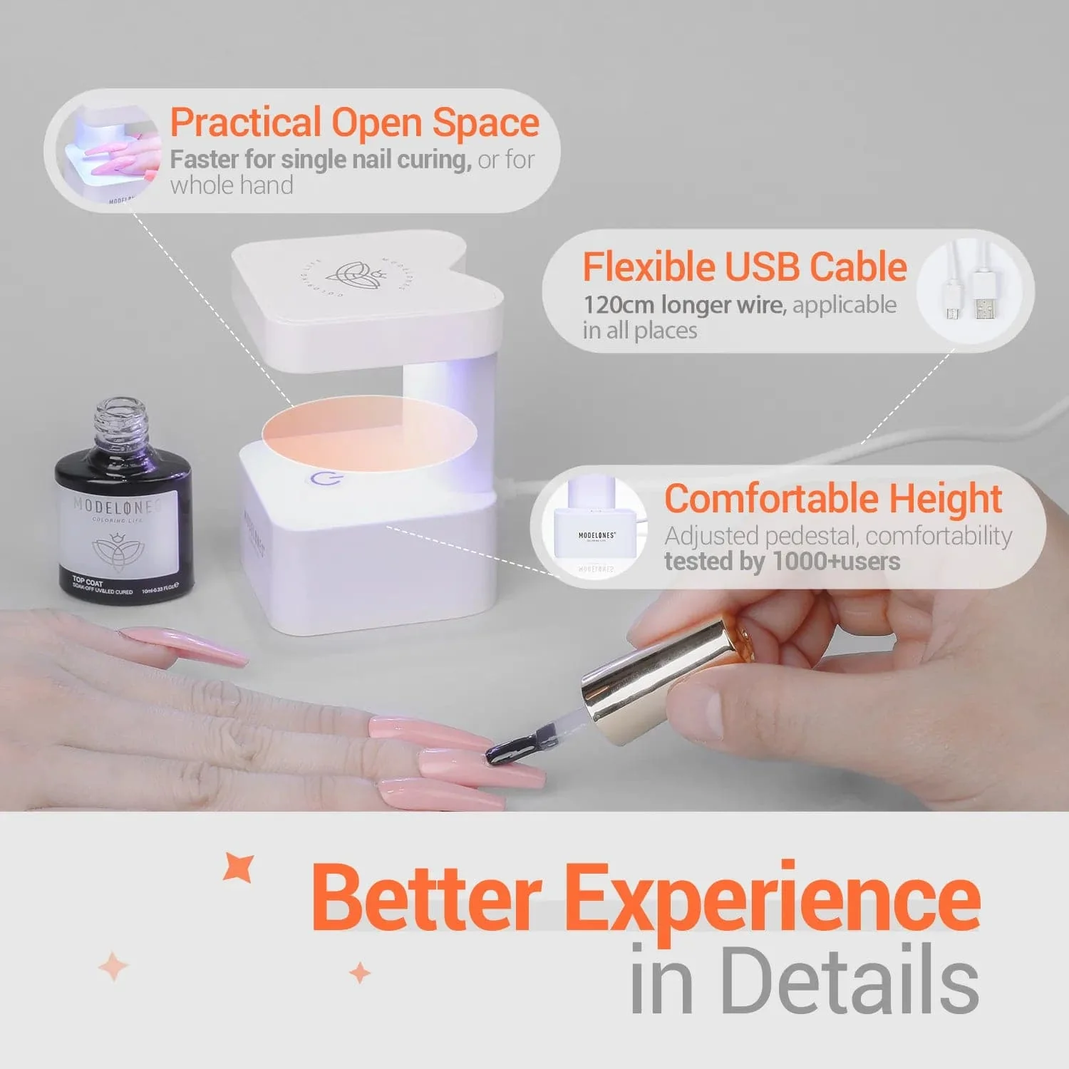 8W Mini Finger UV Nail Meow Lamp - Image 6