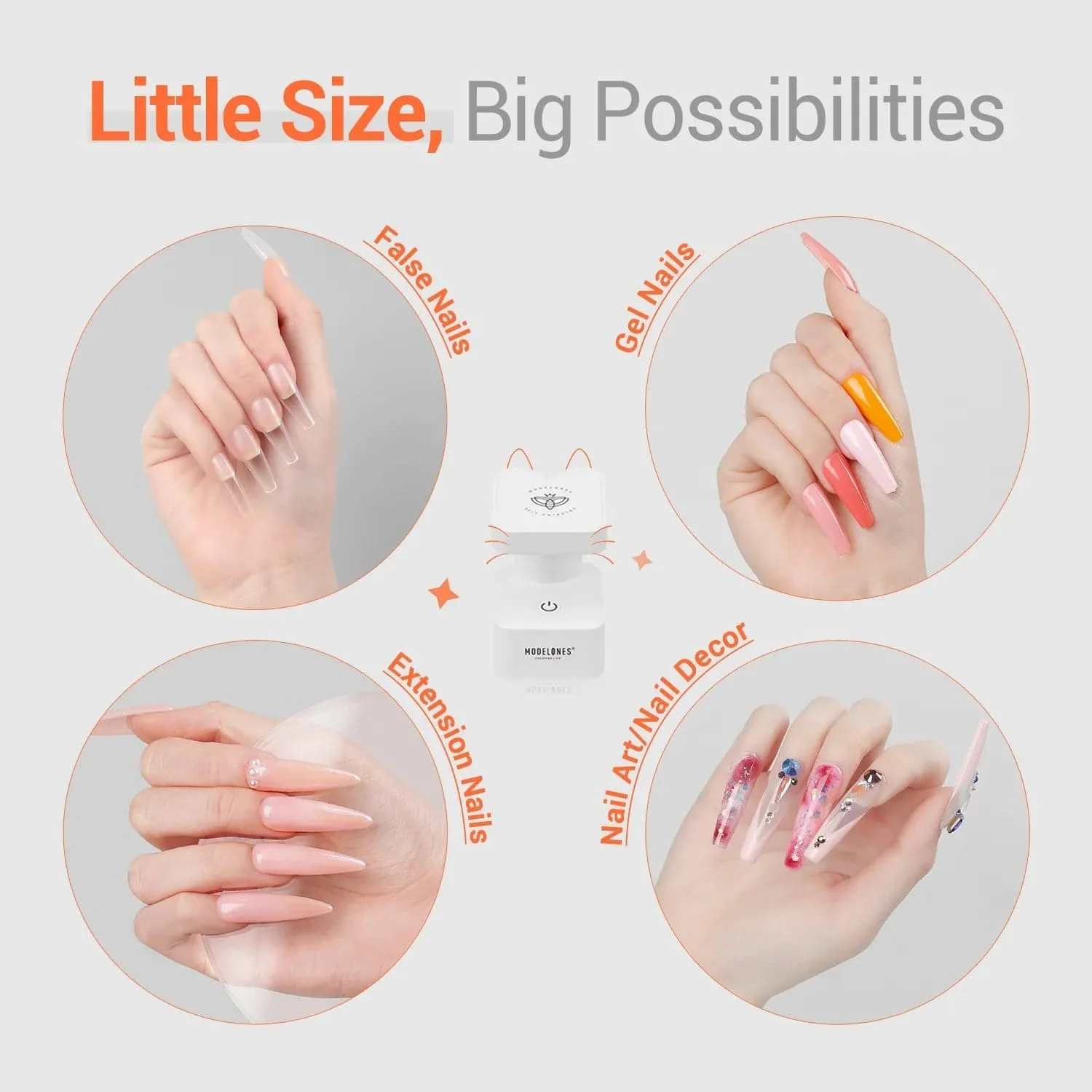 8W Mini Finger UV Nail Meow Lamp - Image 7