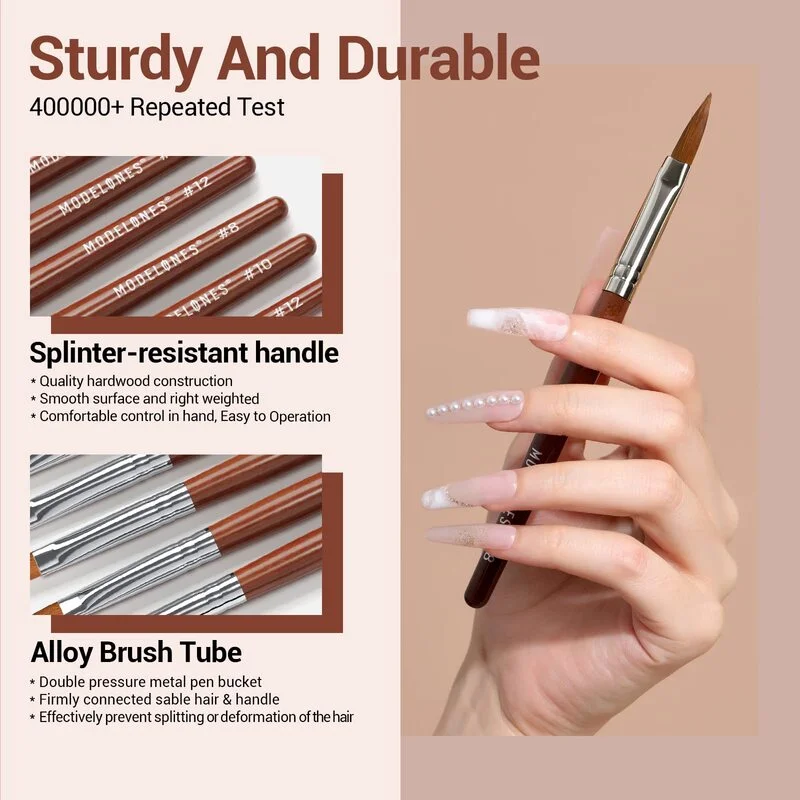 Acrylic Powder Nail Brush Trio - Image 4