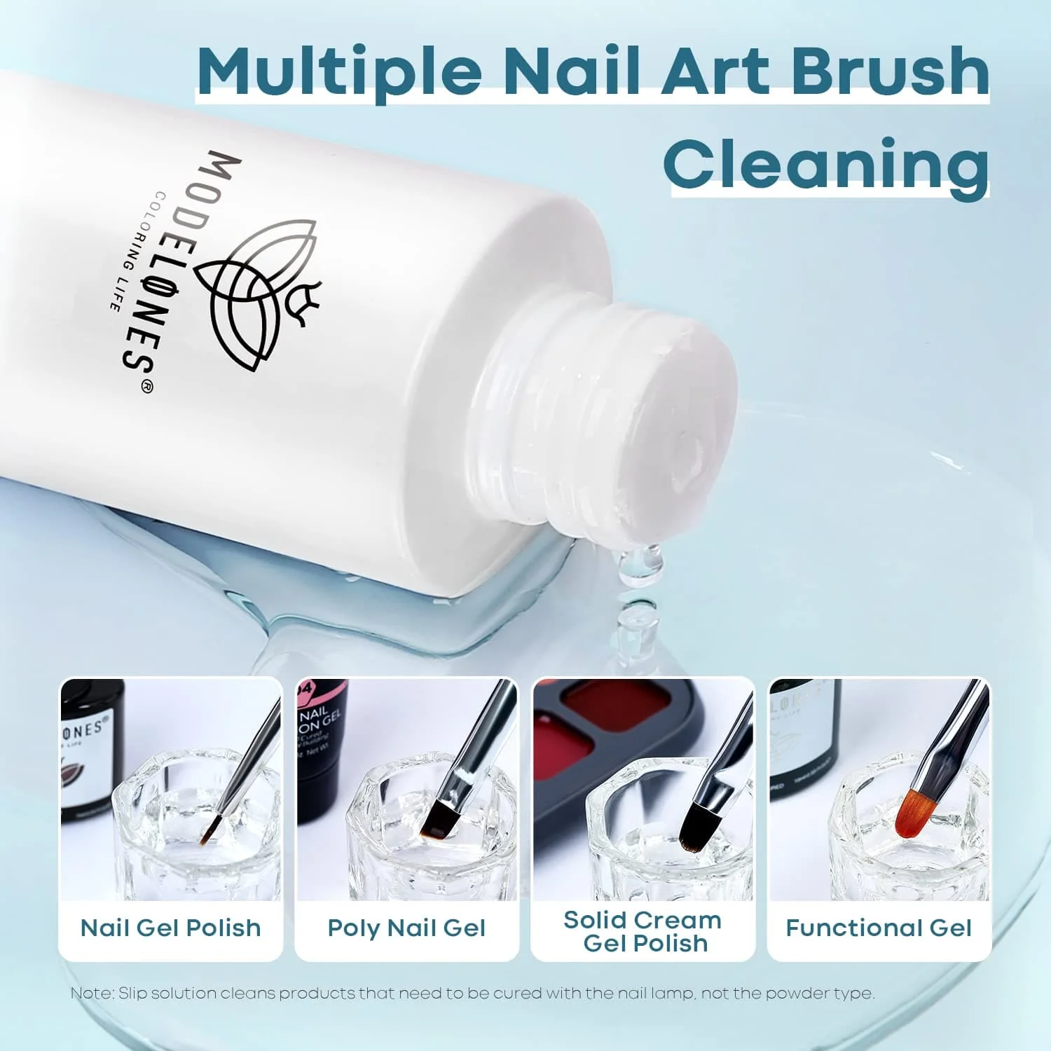 Slip Solution 15ml for Poly Nail Extension Gel - Image 8