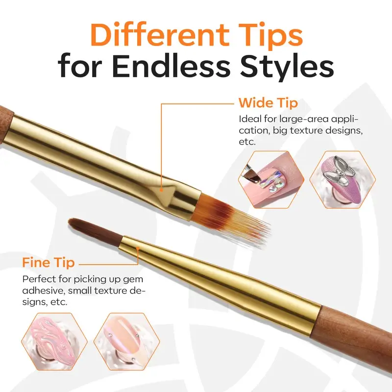 Sculpting 3D Nail Gel 9g with Dual-ended Brush - Image 4