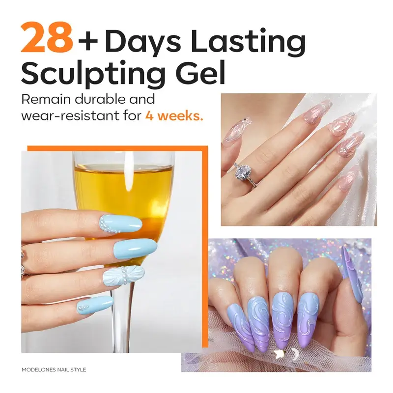 Sculpting 3D Nail Gel 9g with Dual-ended Brush - Image 5